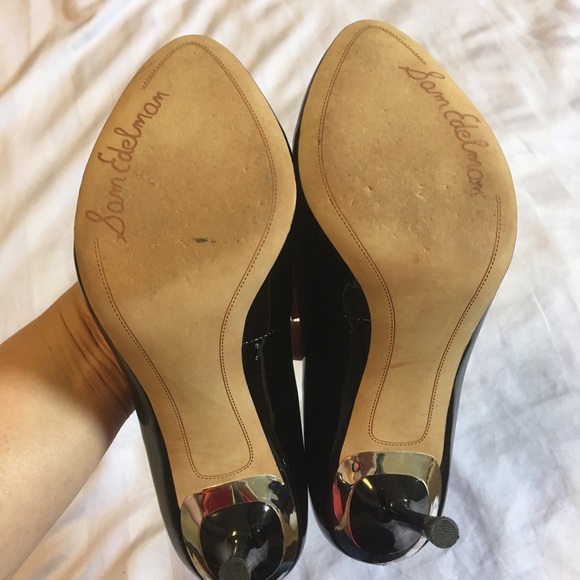 Sam Edelman Black Patent Heels - Picture 5 of 6